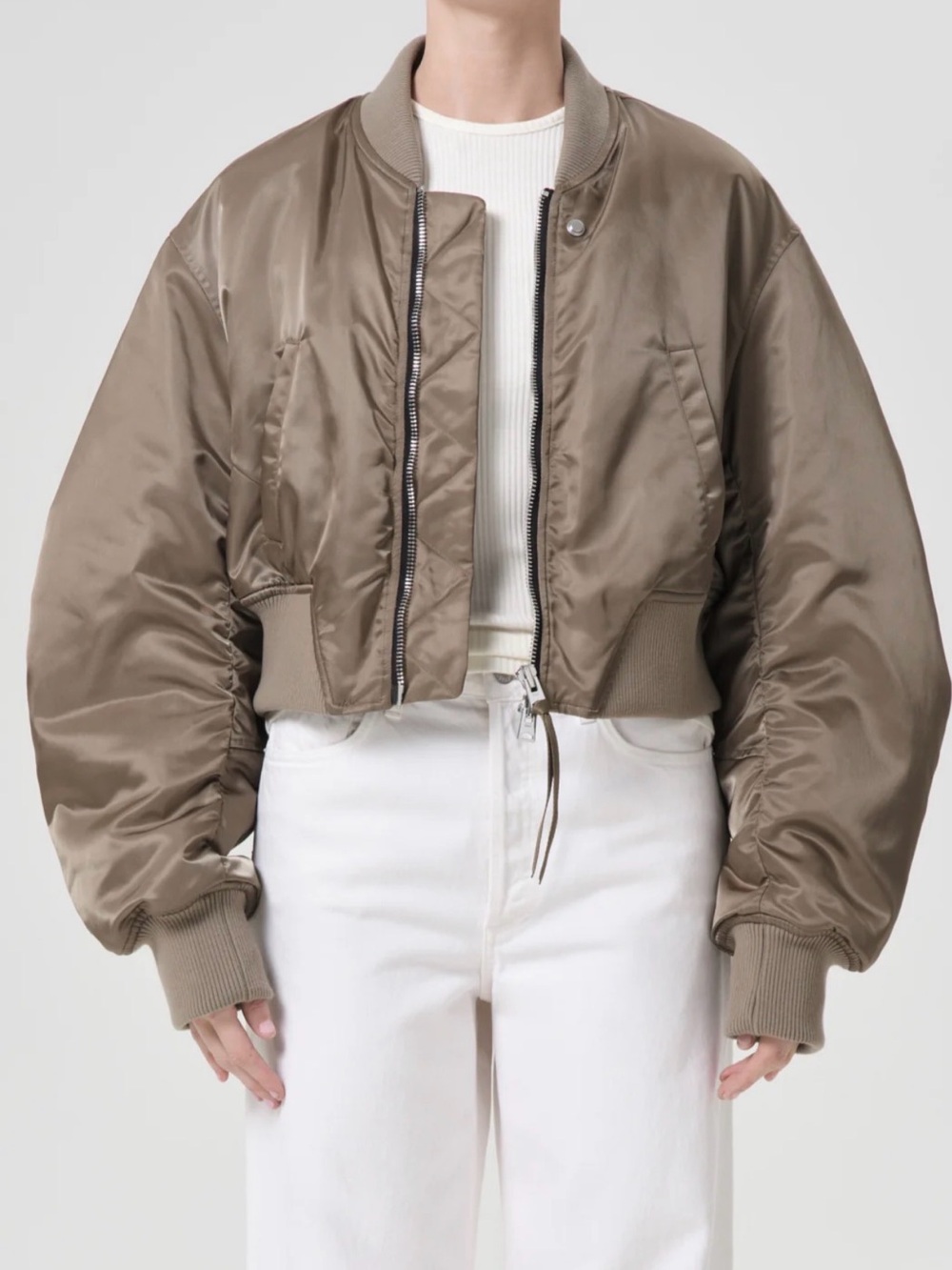 Agolde SHOREDITCH SKI CLUB X AGOLDE JETT BOMBER JACKET NWT